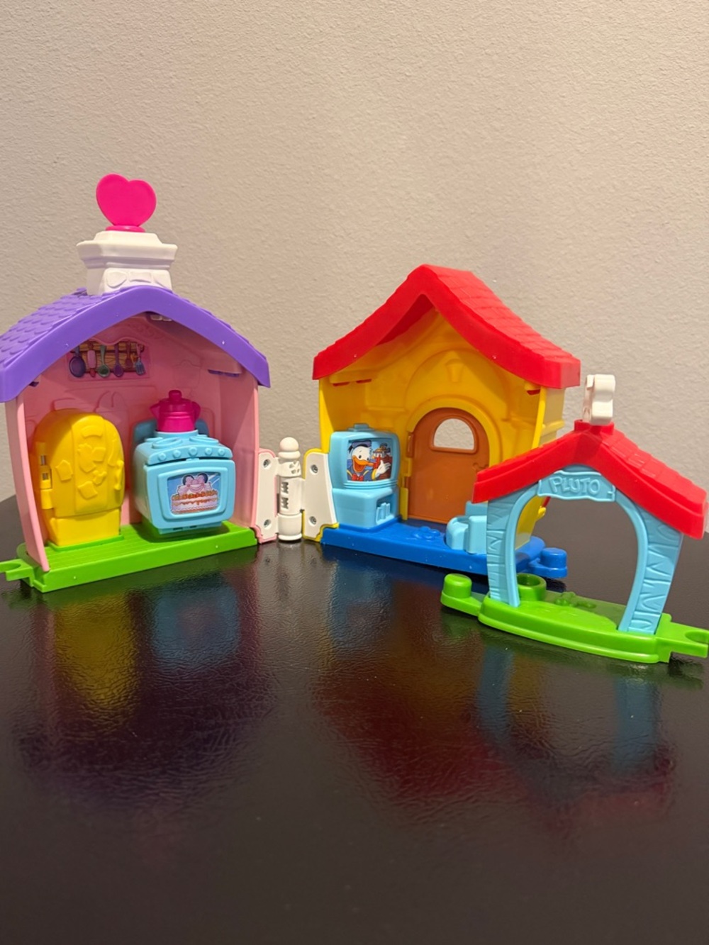 Fisher Price Little People Mickey & Minnie Split House Playset w/ Pluto’s House